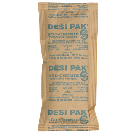 3 x 6 x 3/8" Kraft Clay Desiccants - 5 Gallon Pail