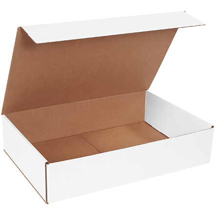 18 x 12 x 4" White Corrugated Mailers