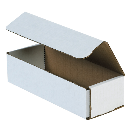 8 x 2 x 2" White Corrugated Mailers