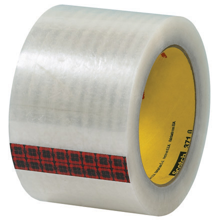 3" x 110 yds. Clear (6 Pack) Scotch<span class='rtm'>®</span> Box Sealing Tape 371